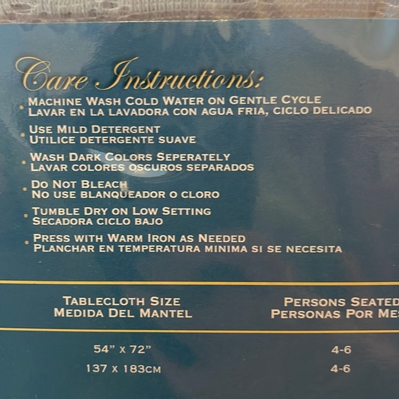 63” Round Vtg Starcrest White Lace Tablecloth Scalloped Edges - Picture 5 of 8